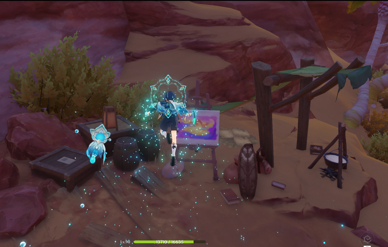 3.6画家任务全做完后第二天可以在他营地拿个家园摆设