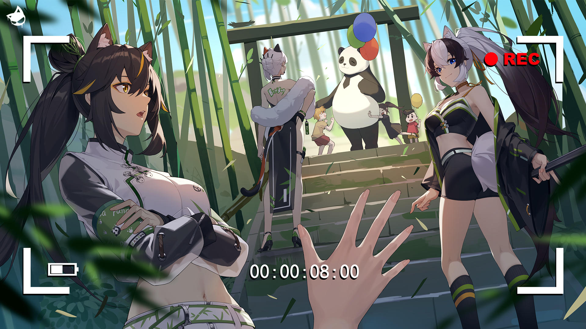 🐼叮！竹野熊踪壁纸已送达！