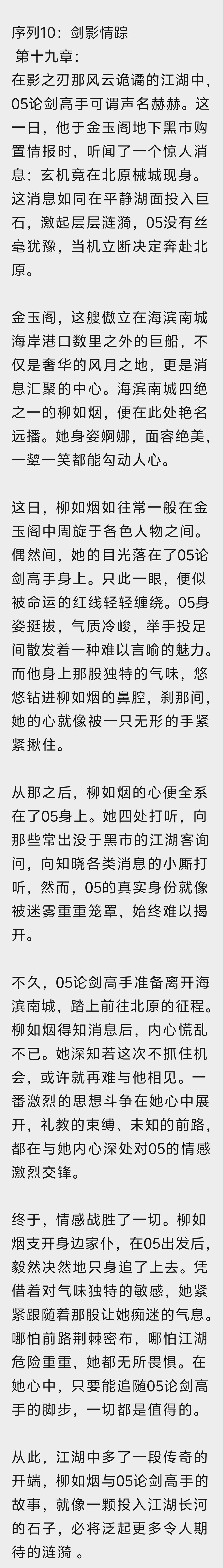 《影之刃正史》10：剑影情踪