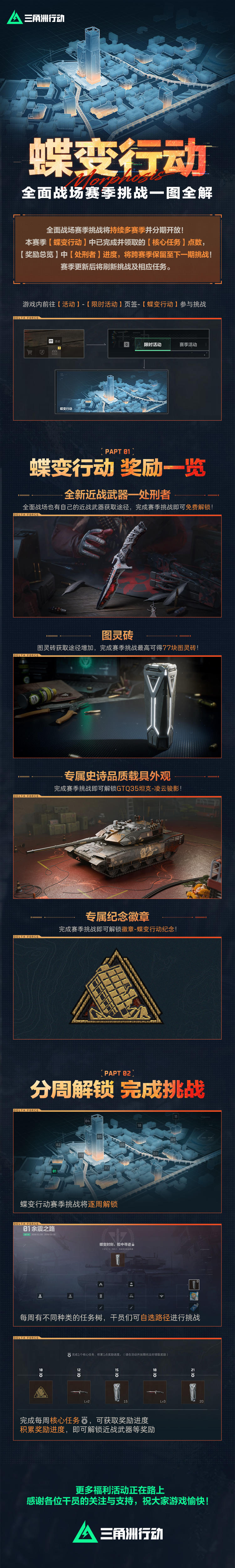 全面战场赛季挑战「蝶变行动」现已开启