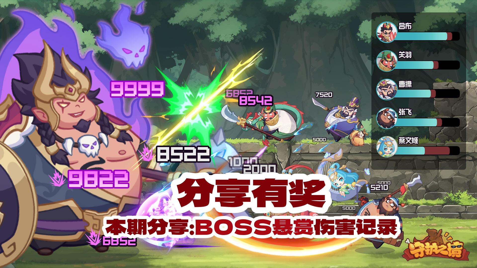 【分享有奖】发帖分享BOSS悬赏伤害记录！中奖概率100%！