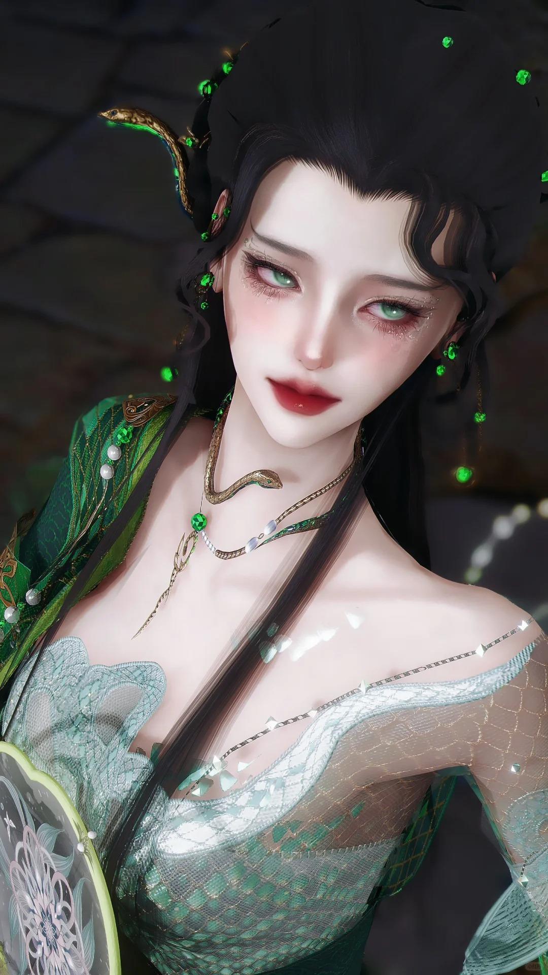 【捏脸无偿】青蛇盒子返图来啦~妖精尤物青蛇！！