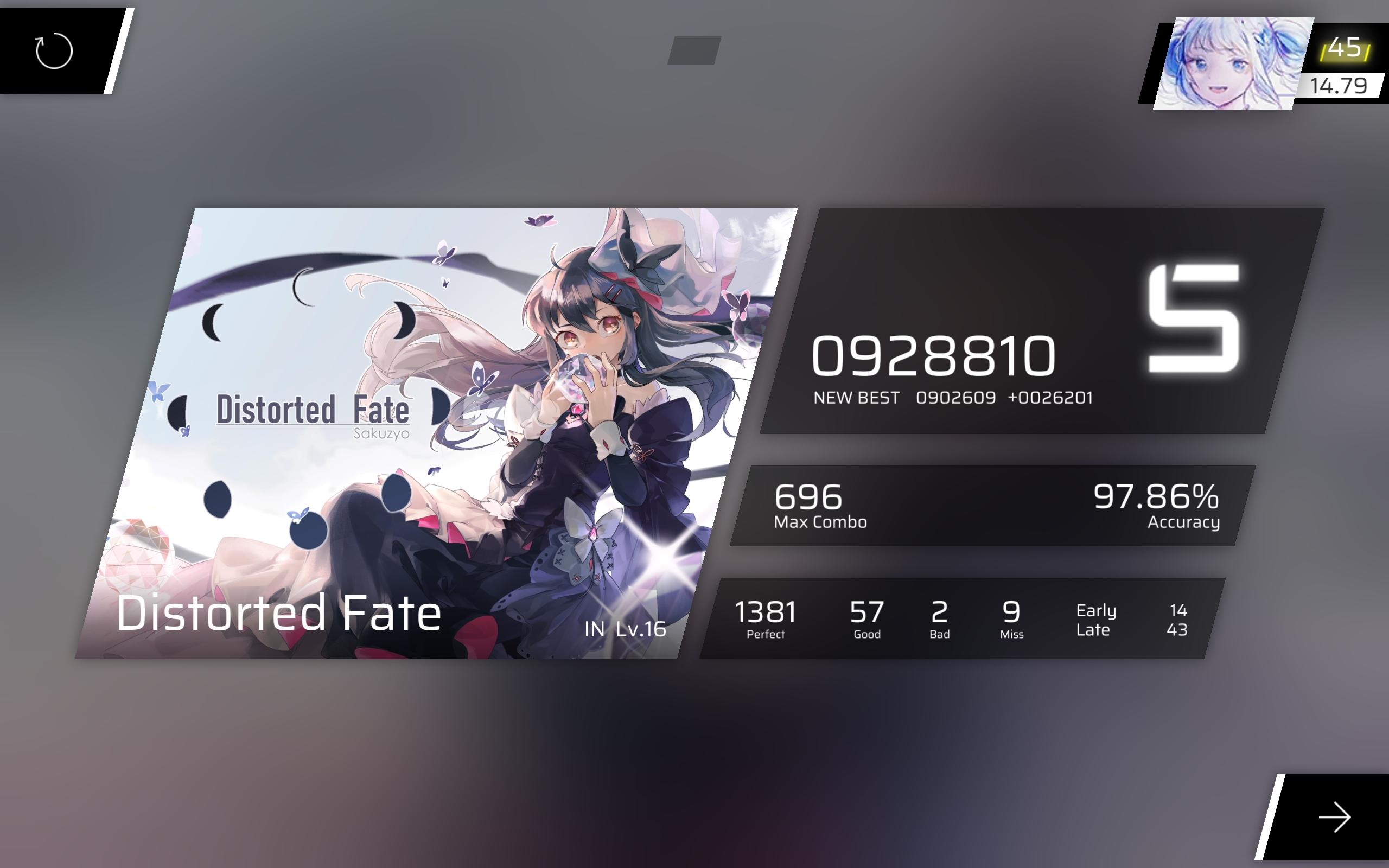 Distorted fate Rank S！！！