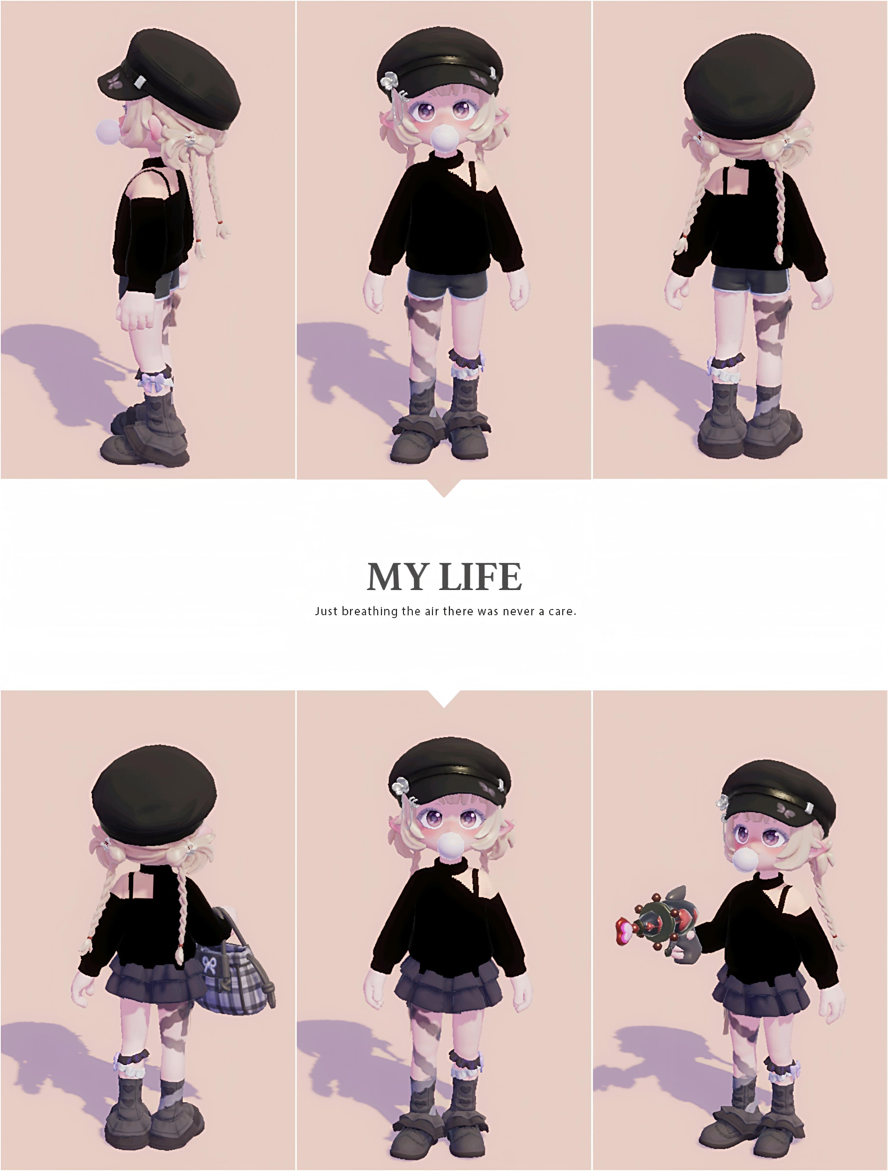 今天也是一期“平静”高冷黑色调