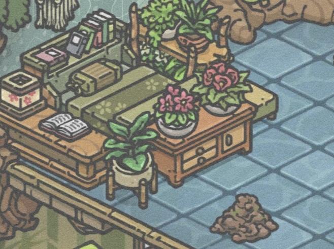 发现山羊堆肥可以放在屋里，顺手拖出来准备看一下介绍，然后……就无了，肥料堆放完不能改位置，放置需谨慎。奇怪的日常小知识增加了_(:зゝ∠)_
完，自从从评论区看见比喻就回不去了，几小时后变小了既视感更强了截图