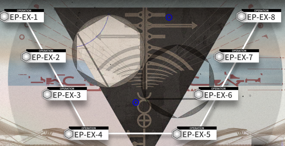 【明日方舟】EP-EX-1到EP-EX-8突袭摆完挂机拿蚀刻章-出苍白海