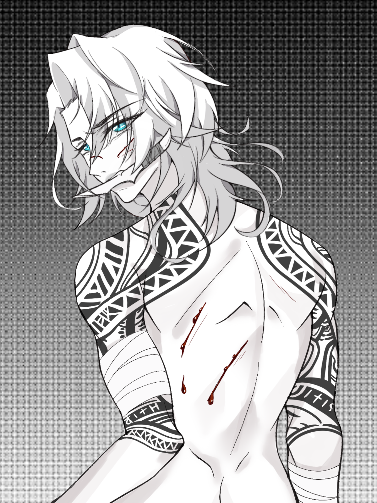 来不及了来不及了!不上色了!卓娅生日快乐[表情_比心]很久不画了，之前不画卓娅是怕画不出卓娅的盛世美颜，今天想了想还是得来一张[表情_比心]