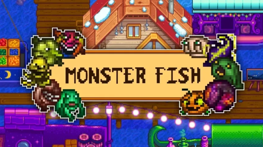 《星露谷物语》新MOD添加10种全新怪物鱼