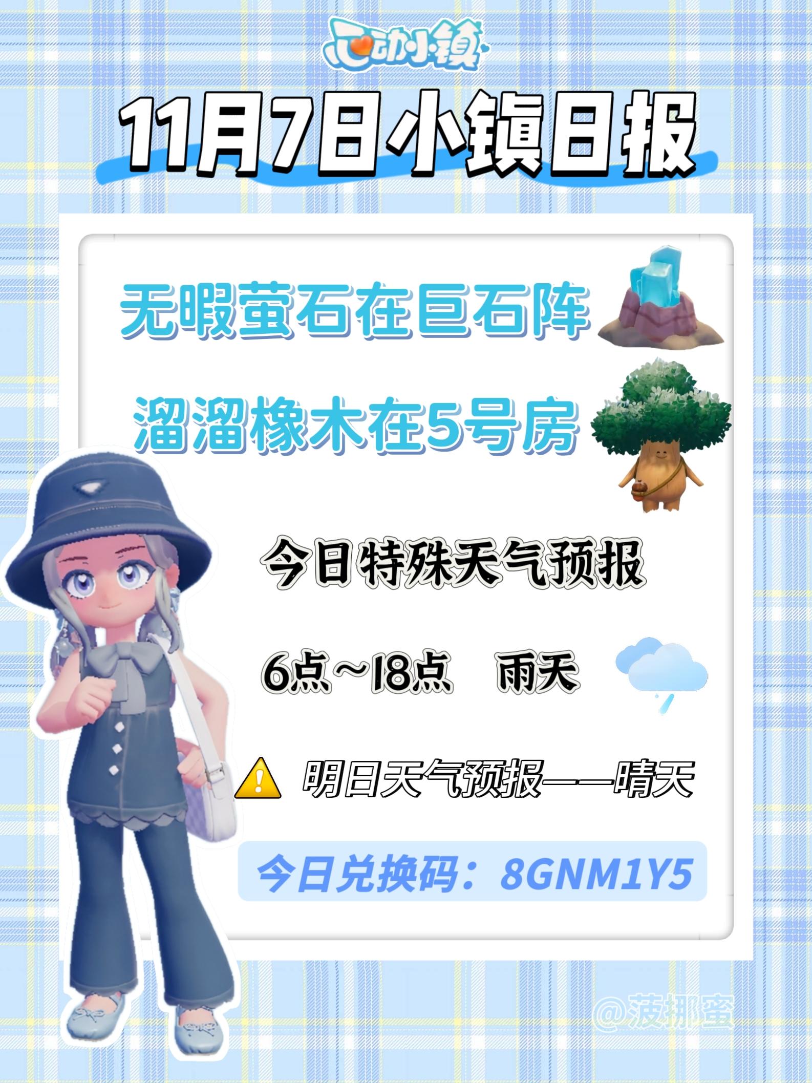 💗11月7日心动小镇日报💗截图