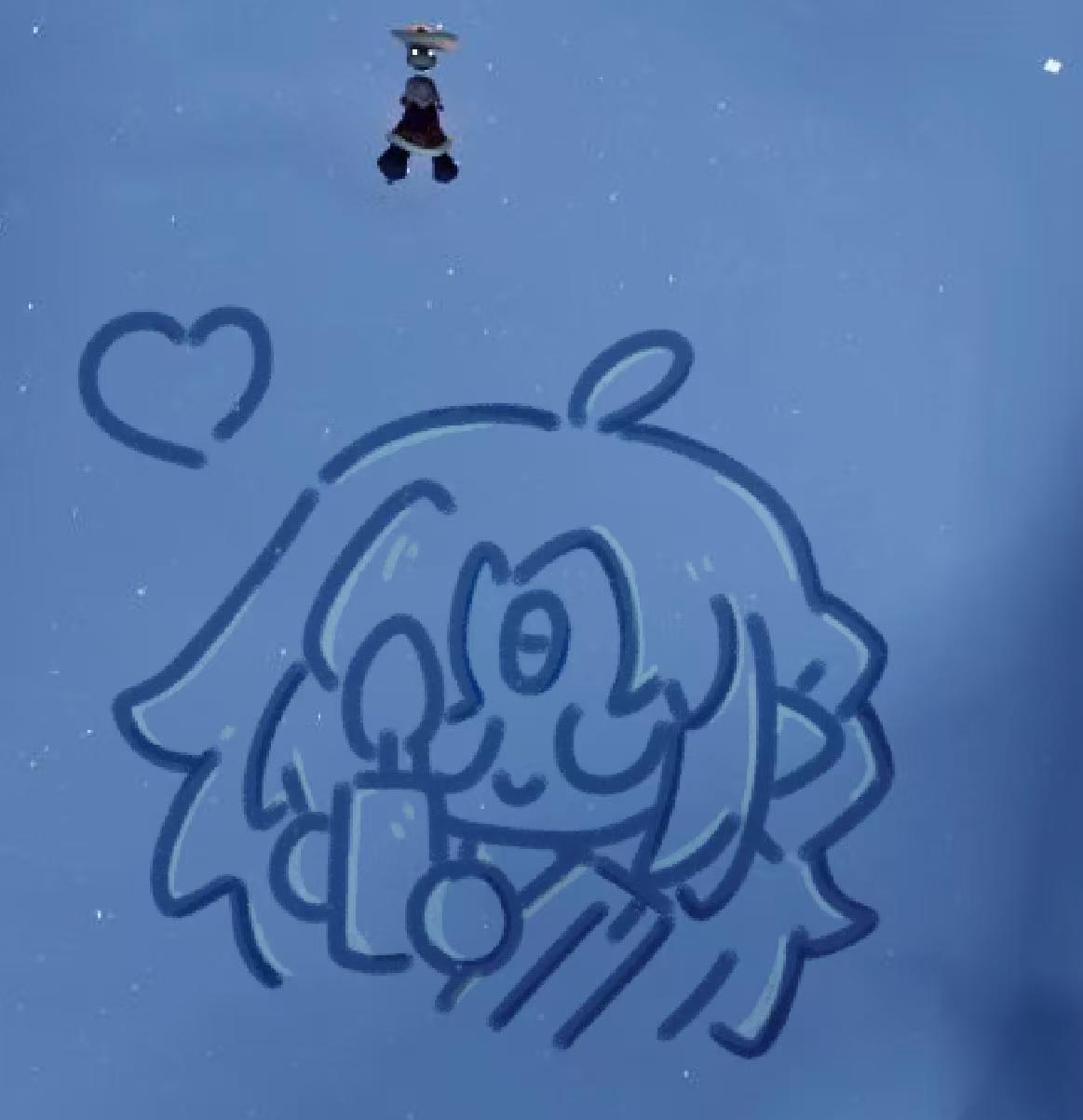 我亲友给我画了新大头（叉腰