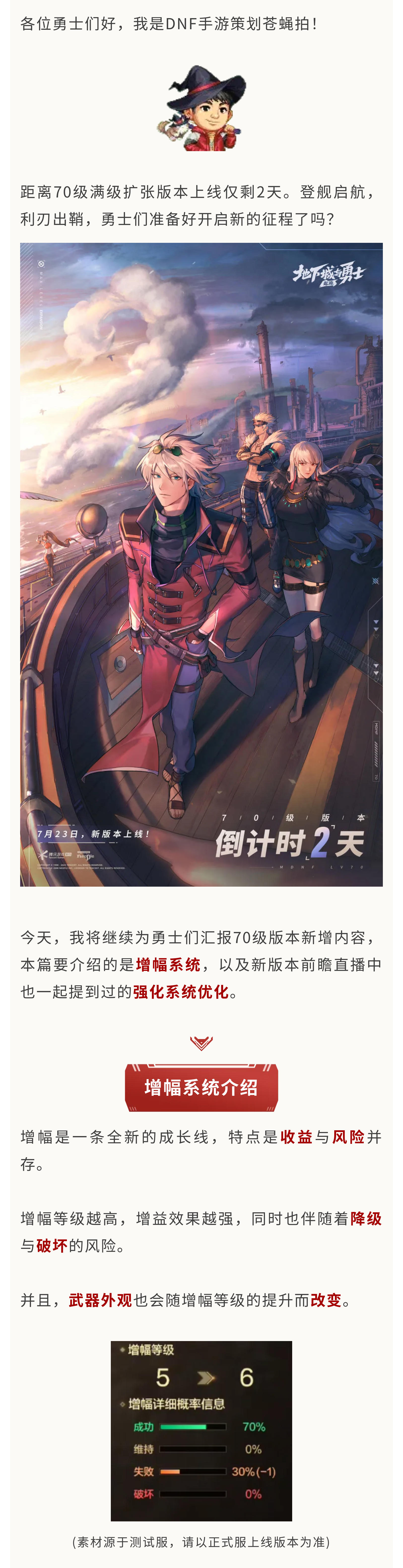 【策划蓝帖】增幅详解+强化系统优化