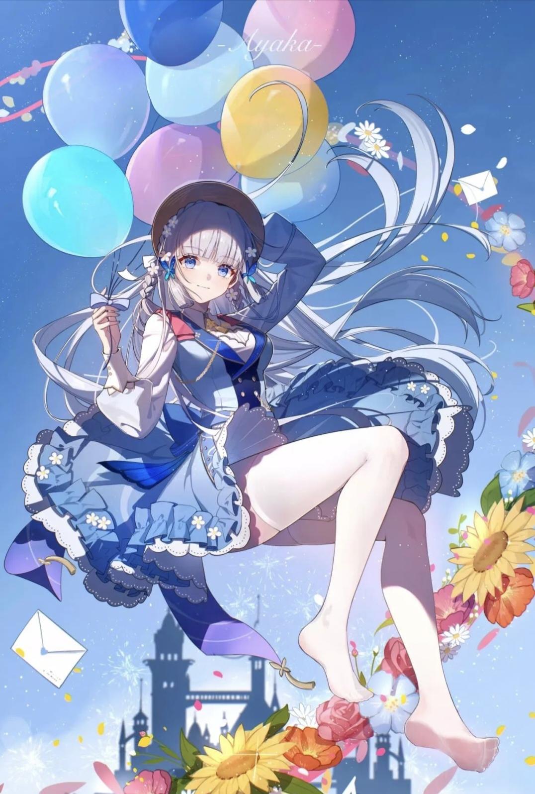 雪霁银妆素，桔高映琼枝——绫华