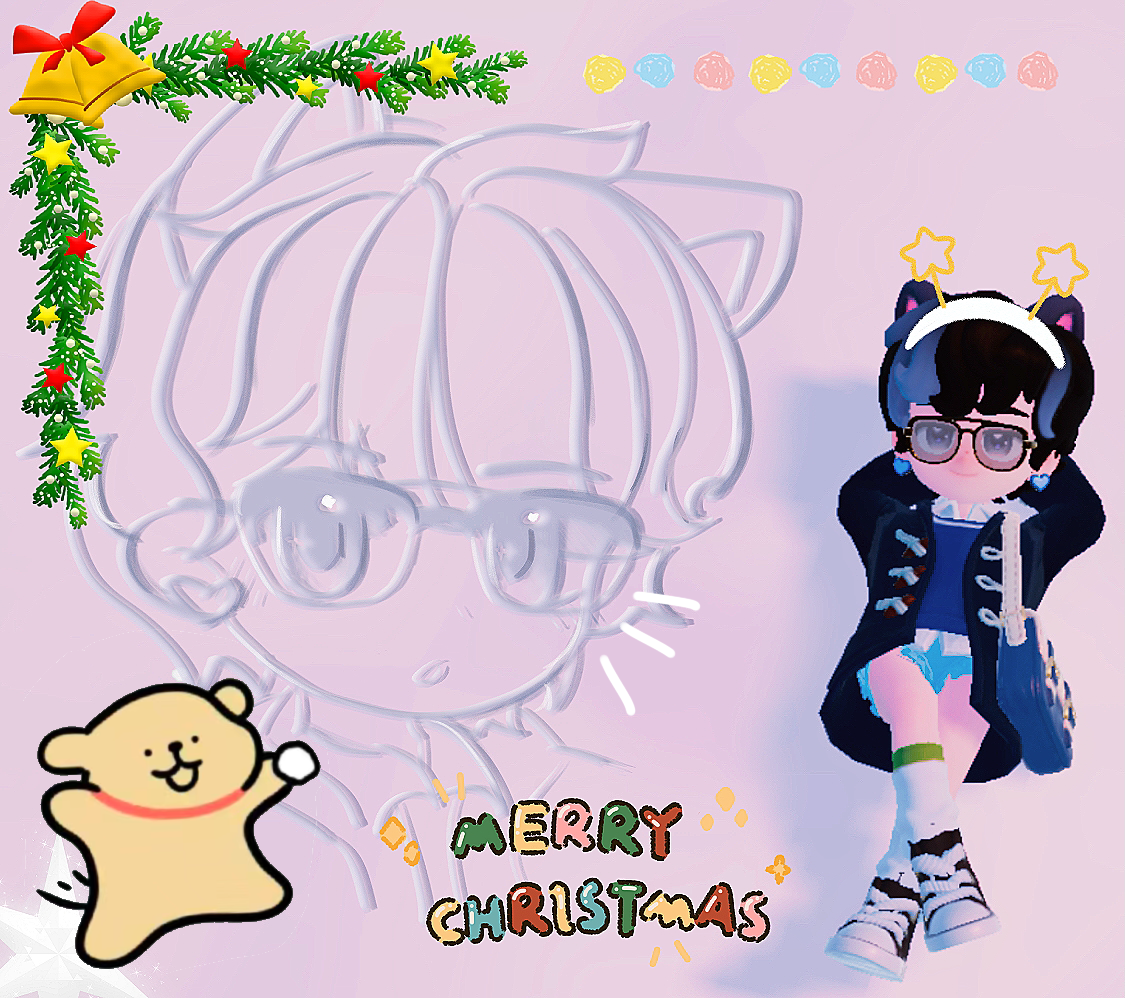 小镇雪地画～（评论免费画）