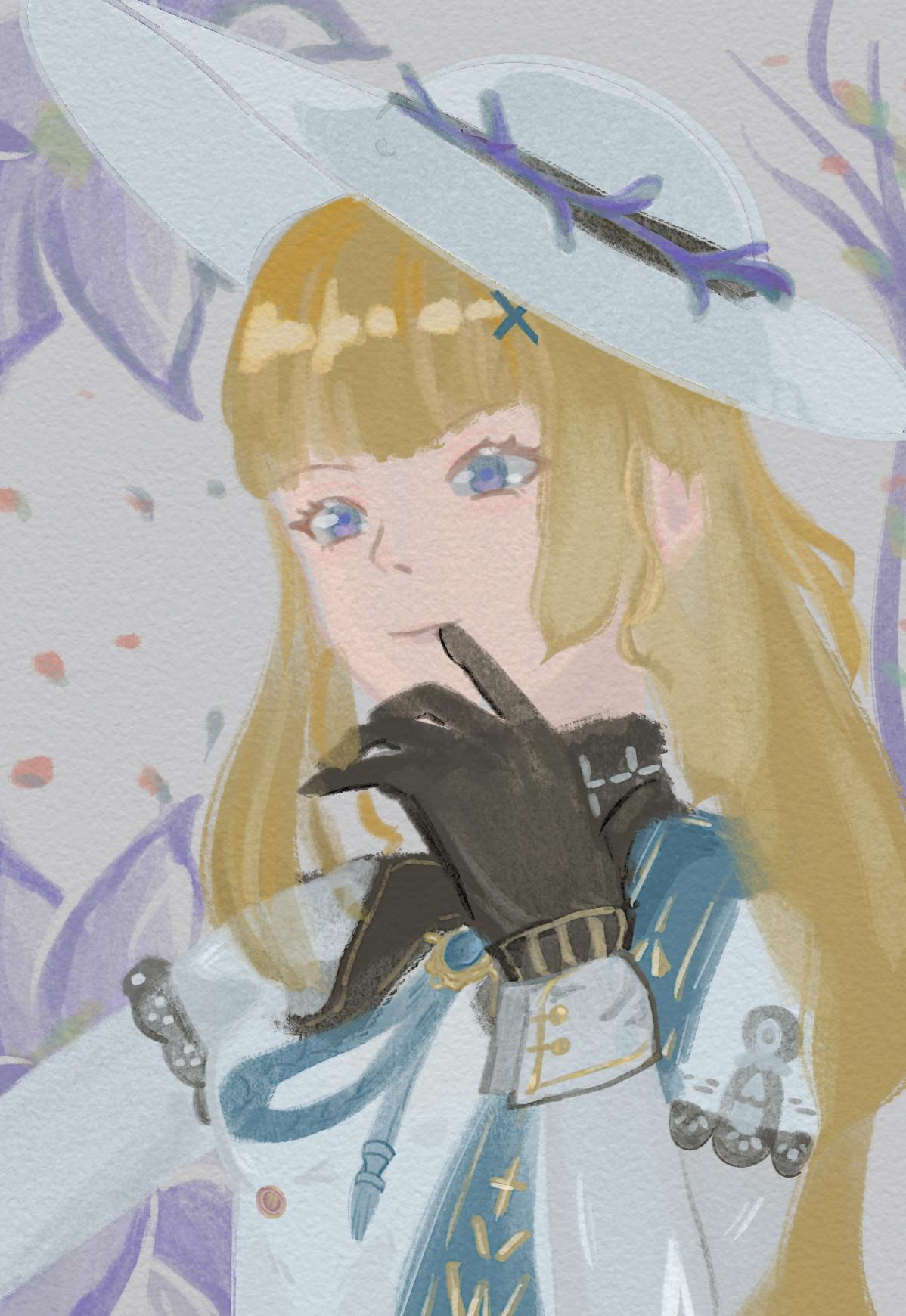 鸣潮 画了水彩风 菲比（求赞(๑•̀ㅂ•́)و✧）