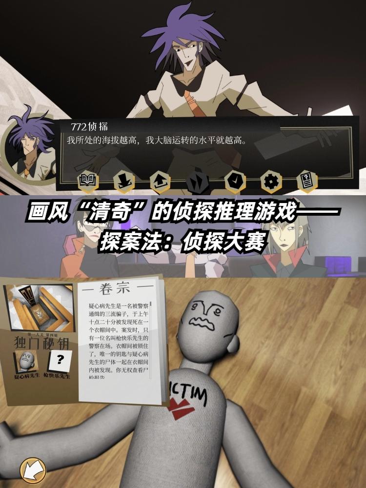 冷门挖掘：steam移植推理剧情向——探案法