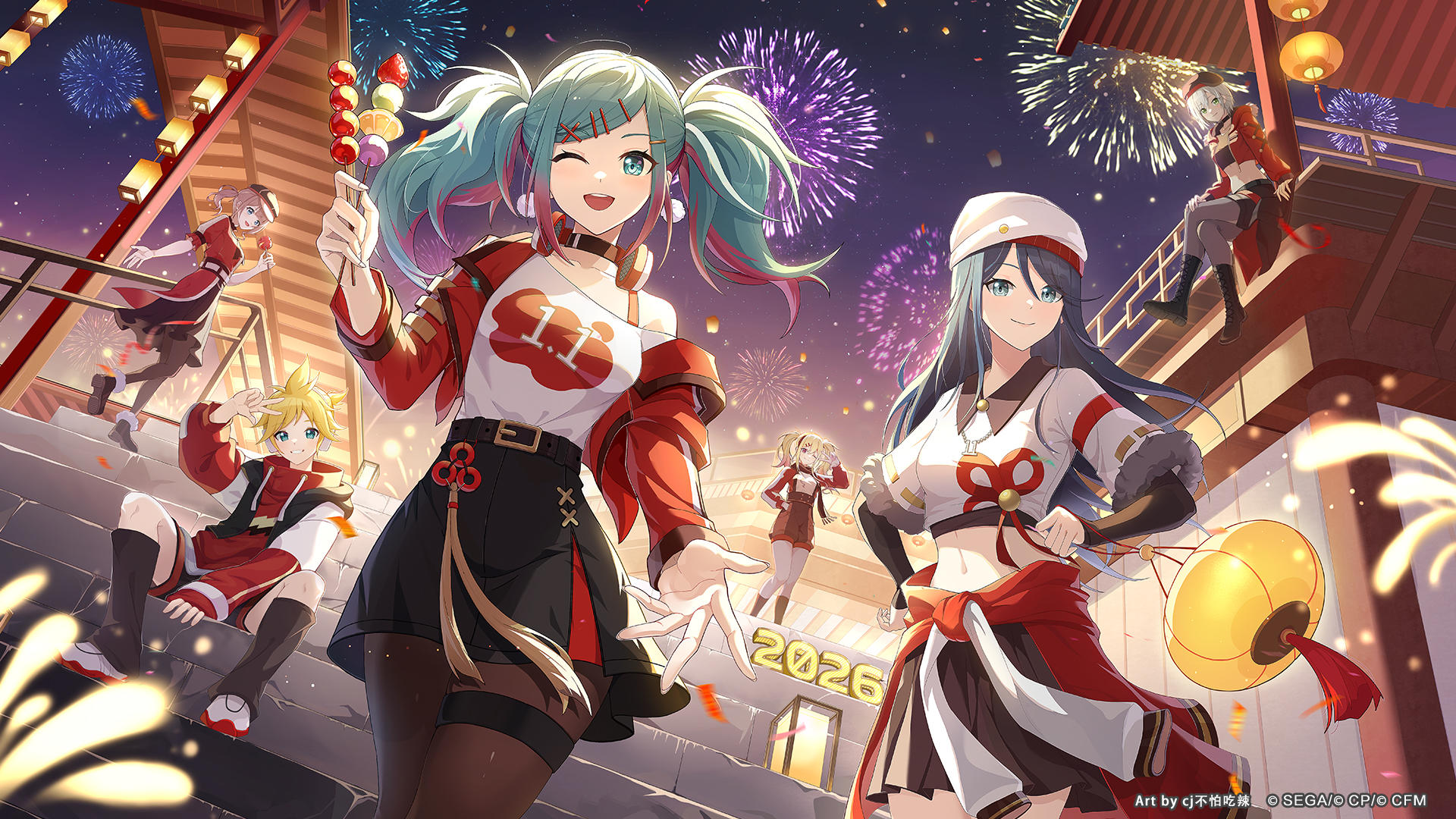 🎉《初音未来：缤纷舞台》2026元旦贺图公开！