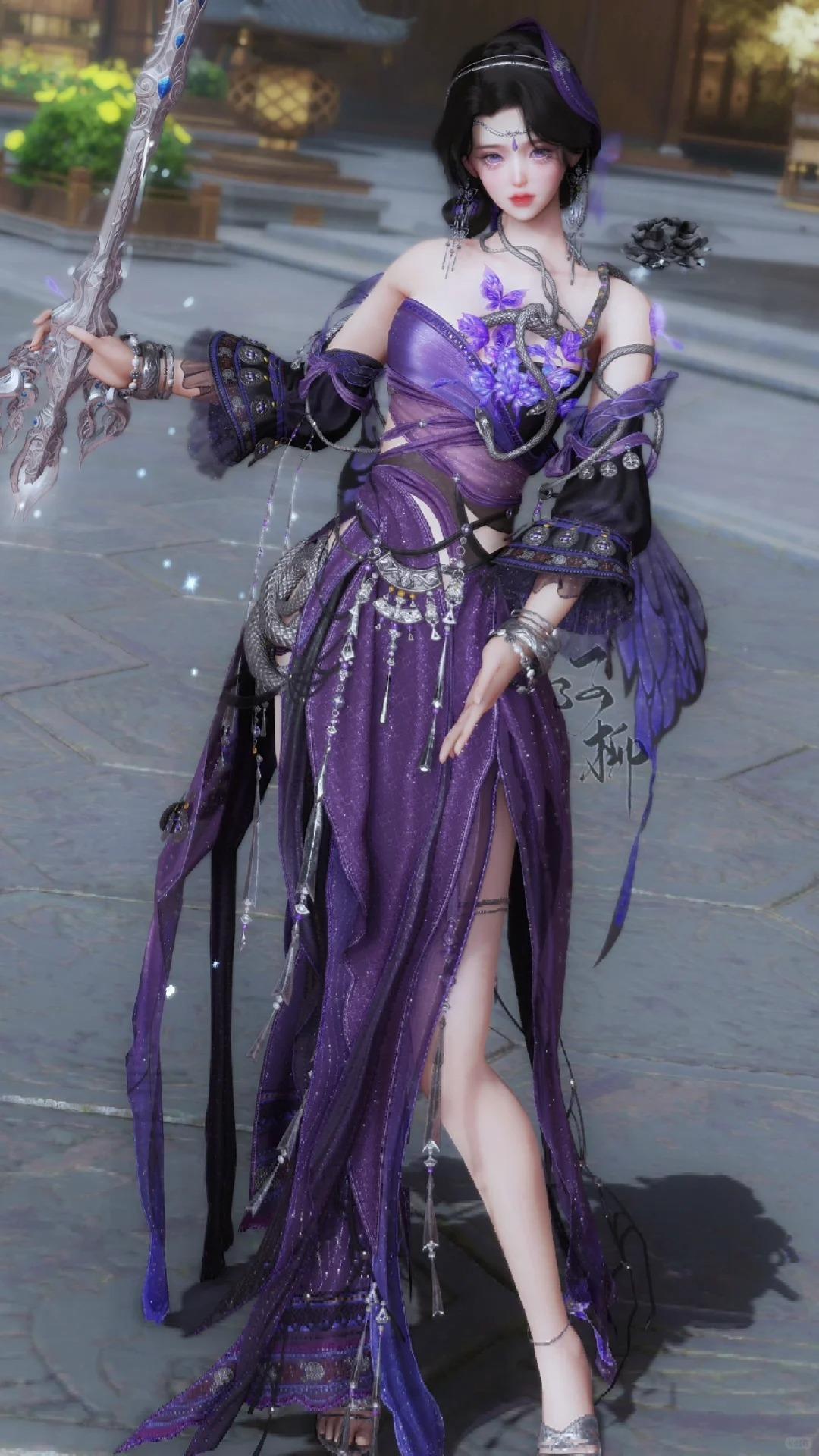 来啦！分享一个自捏的完美长腿体型