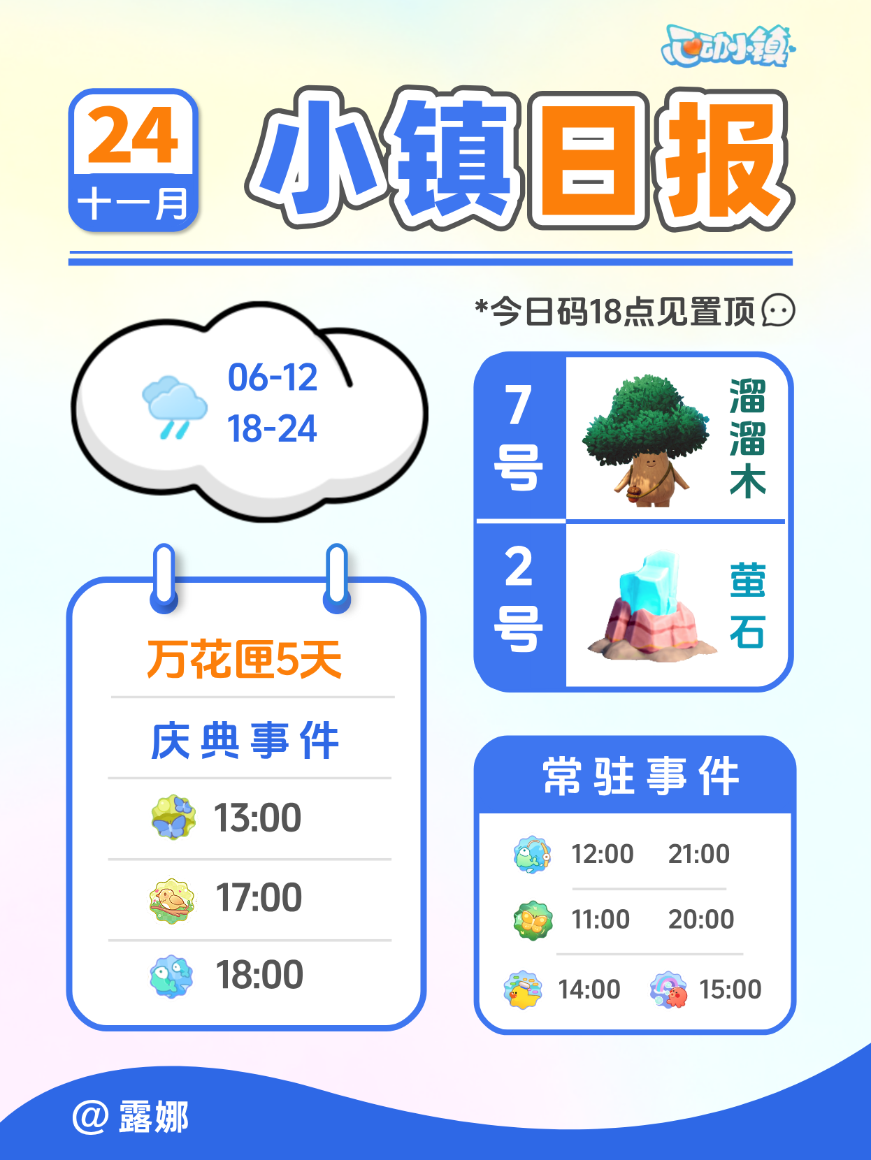 11月24日 溜溜木萤石 兑换码事件 周三截图