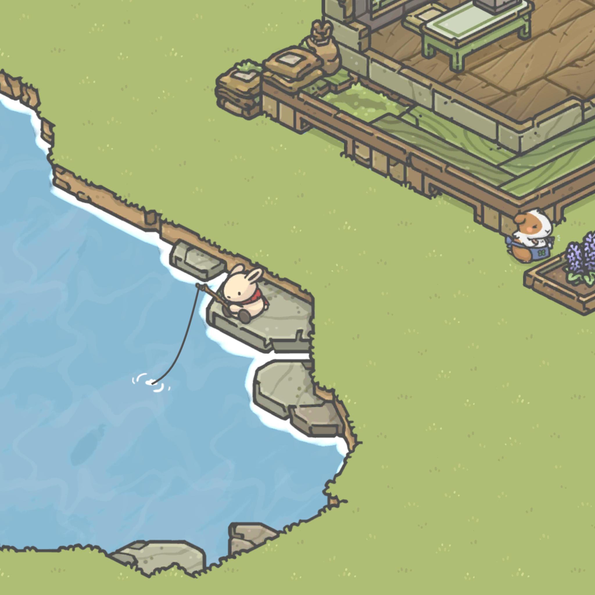 解锁新的钓鱼地点截图