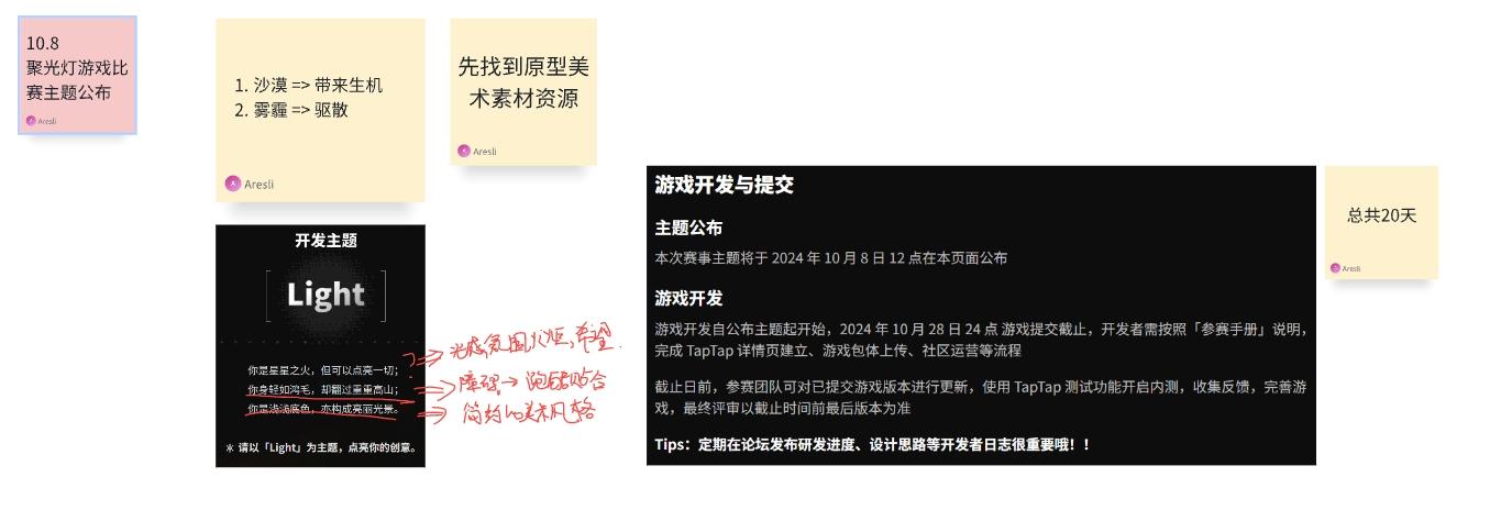 [聚光灯开发日志1] 主题确定，项目初建