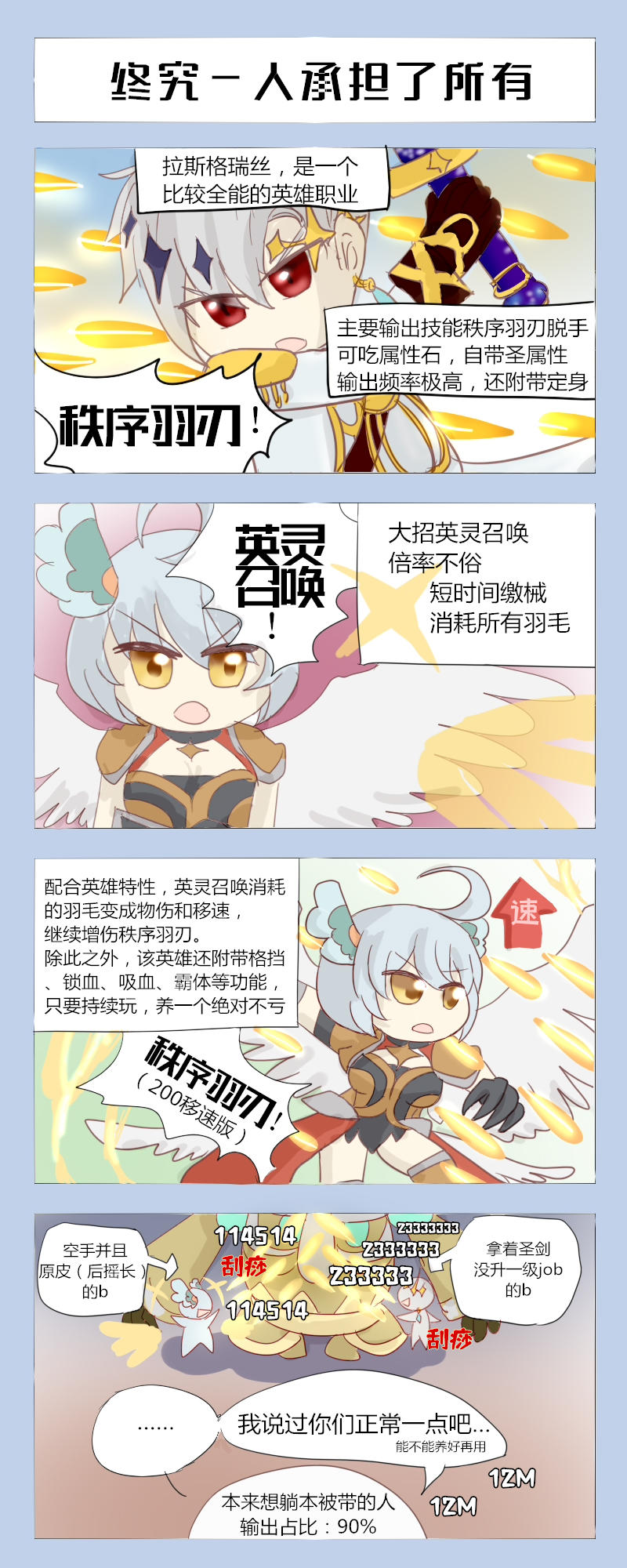 【同人绘画】来点RO沙雕四格-拉斯格瑞丝篇