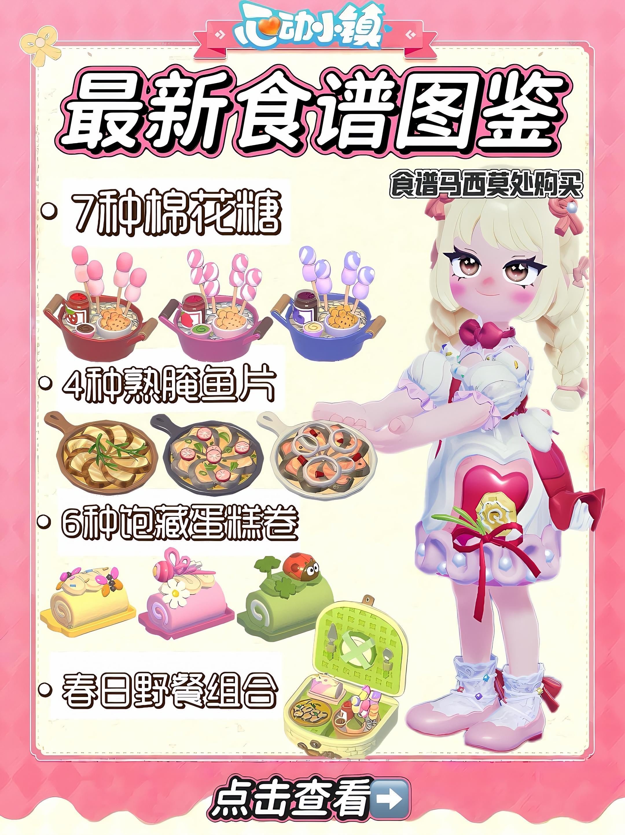 心动小镇春野令隐藏食谱大全攻略（附价格）截图