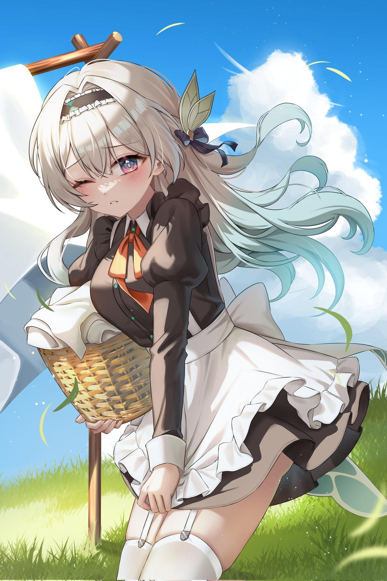 “好大的风啊…”