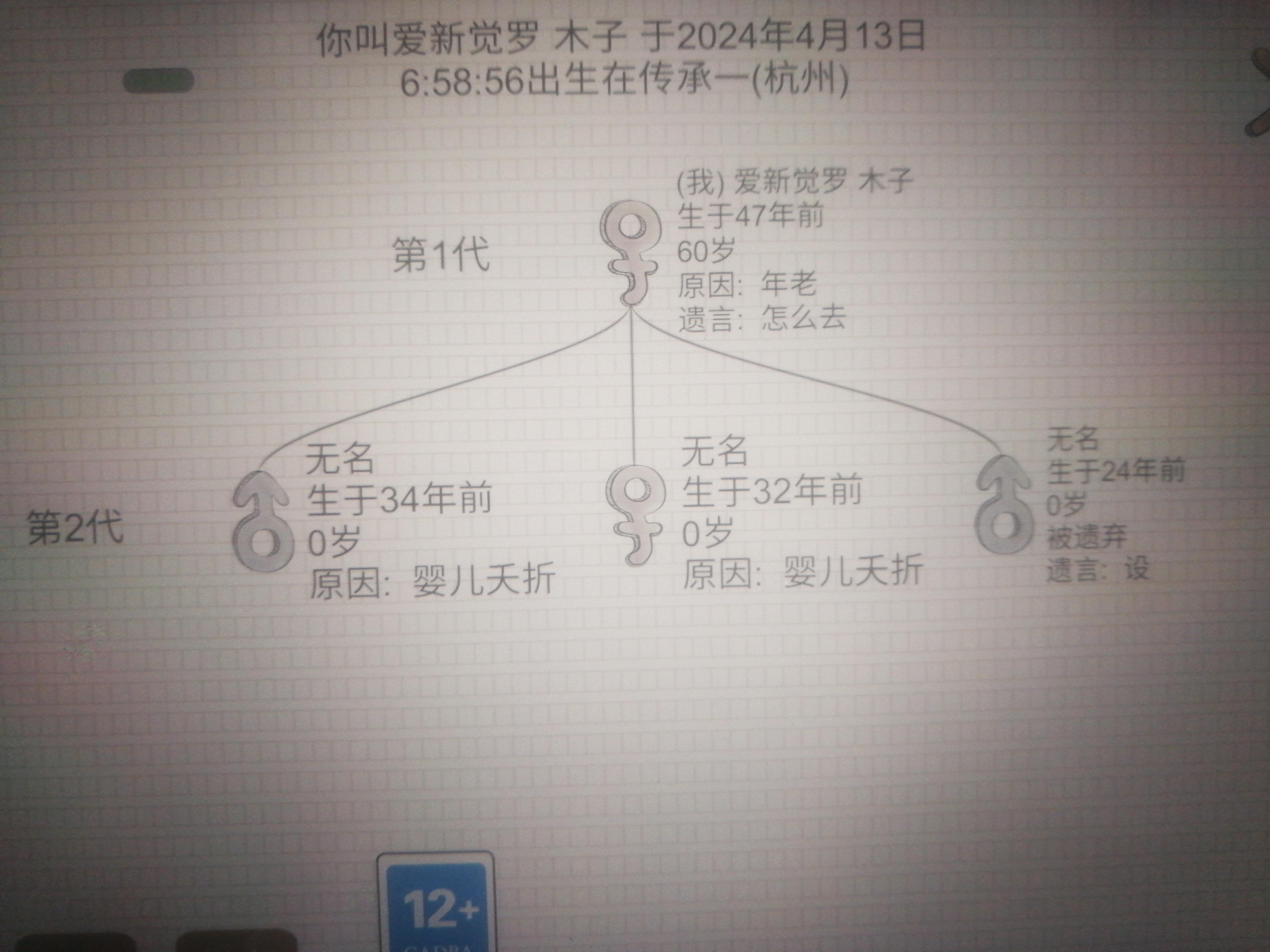 新人第一次活到60岁