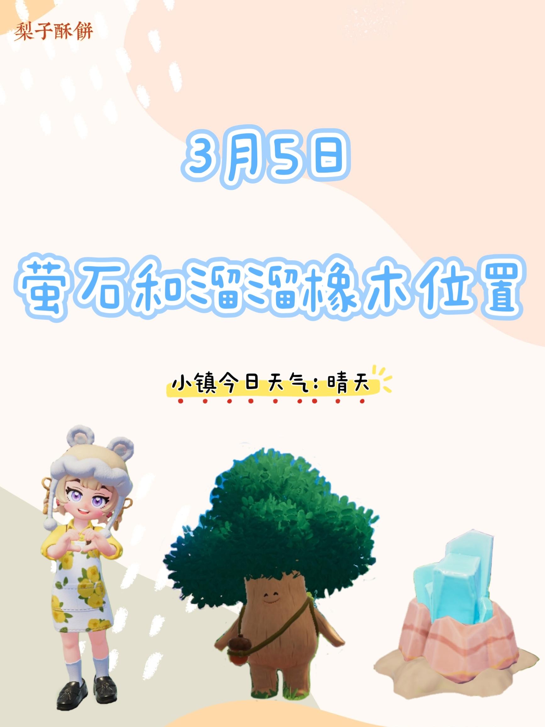 3.5 今日萤石和溜溜橡木位置截图