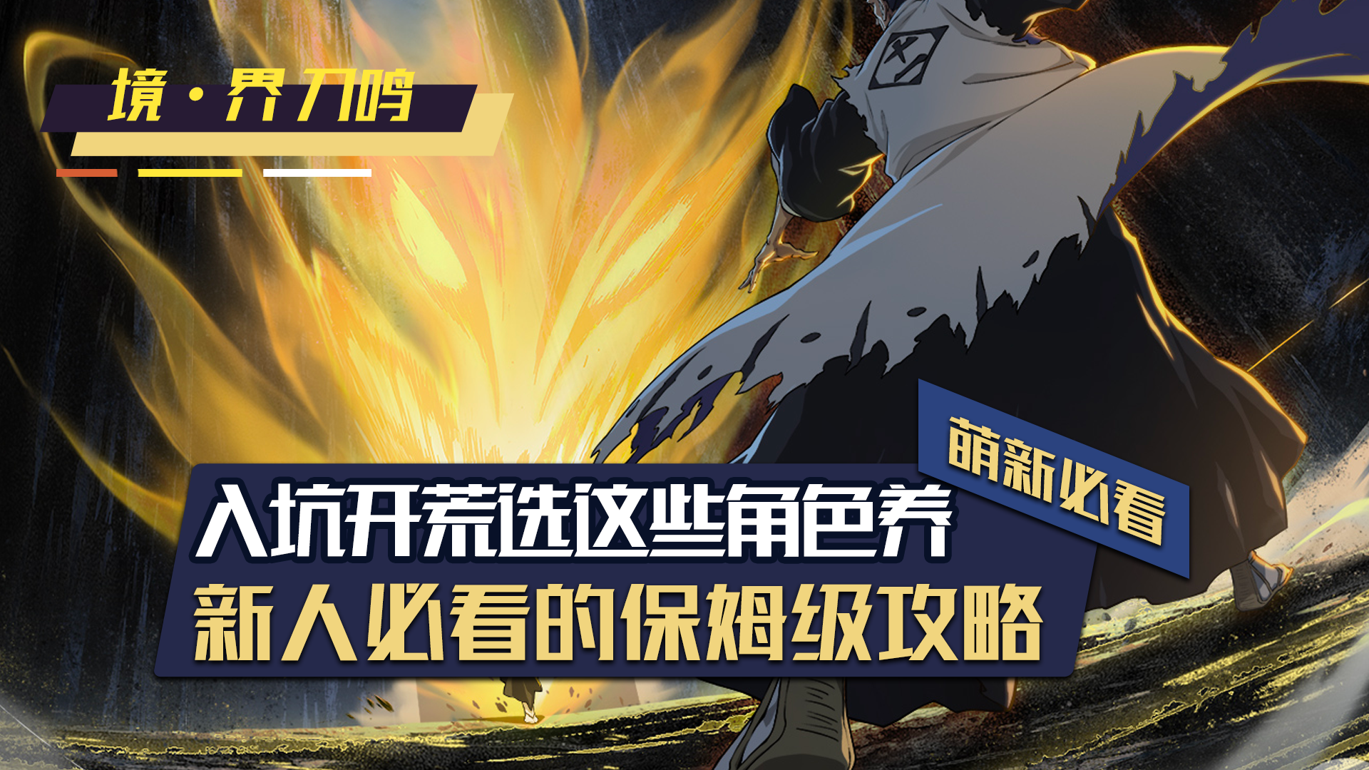 萌新开荒到底该如何培养角色才能少踩坑？ 一条视频给你答案