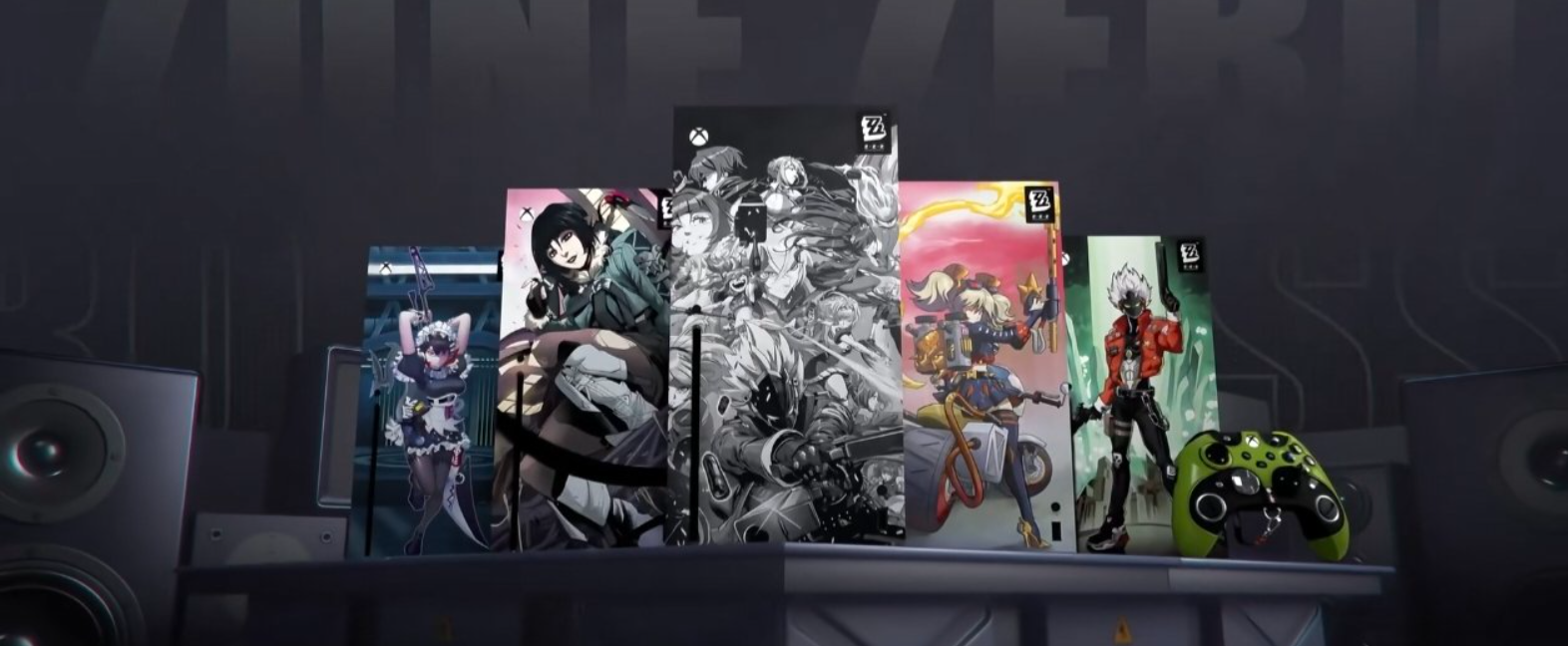 《绝区零》x 漫威 x Xbox三方联动官宣，五款定制艺术主机亮相