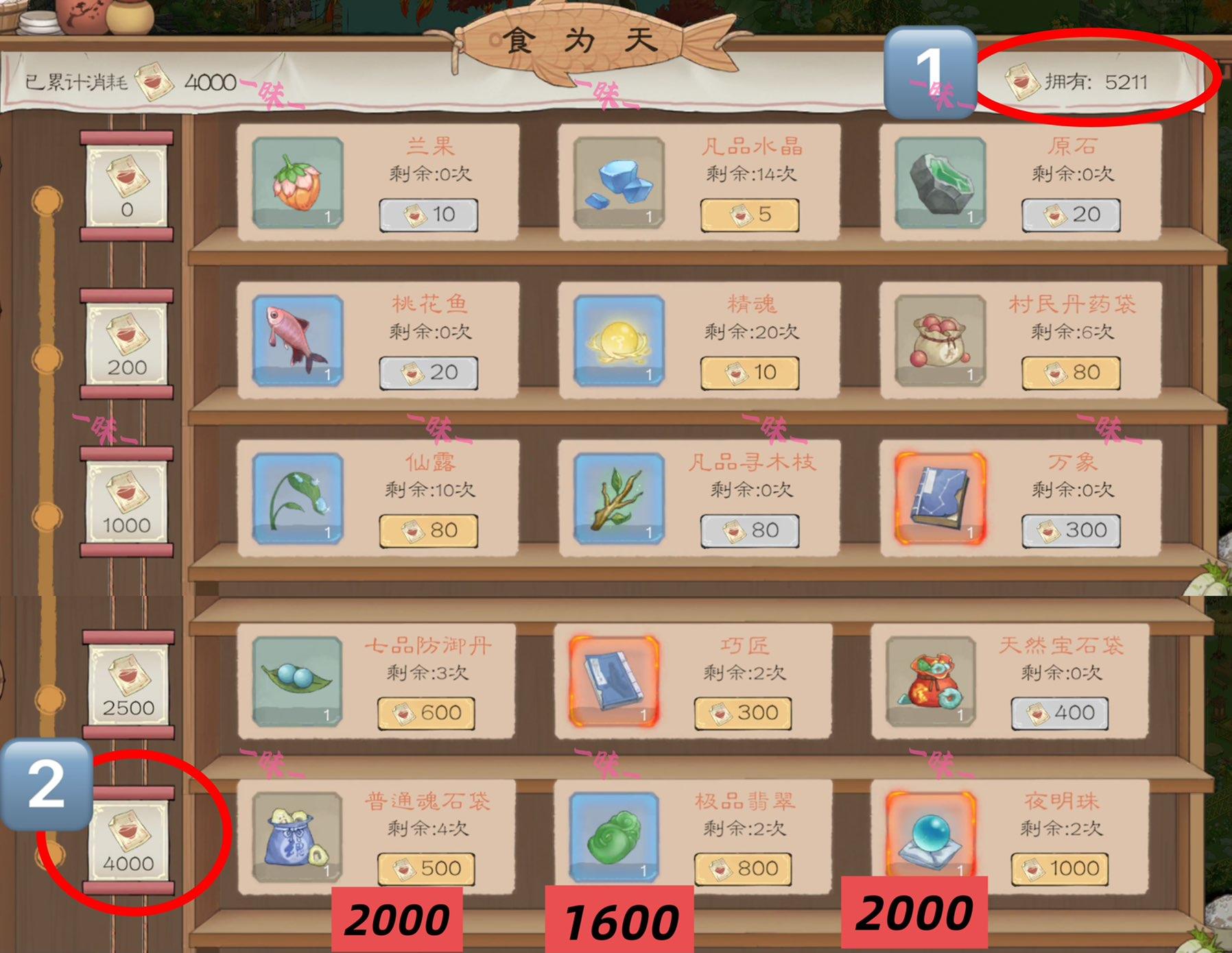 食为天兑换建议和食券获取途径