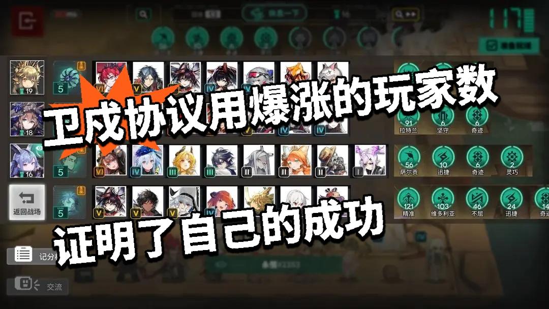 卫戍协议用爆涨的玩家数 证明了自己的成功