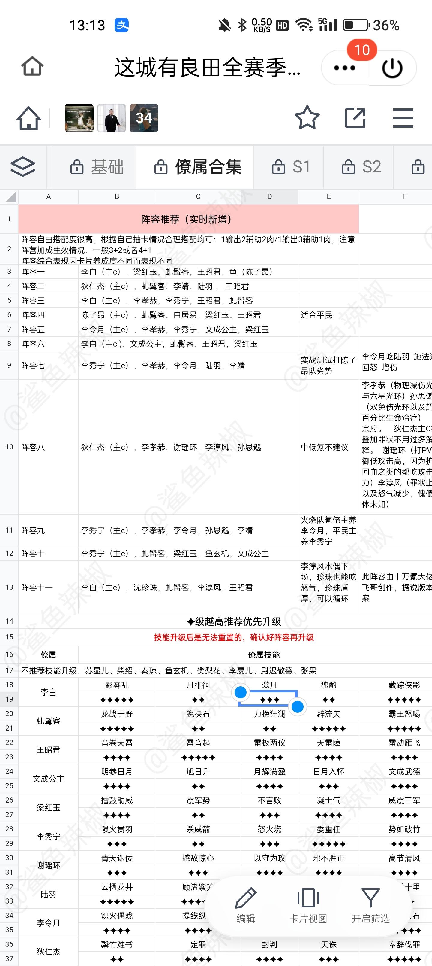 这是大佬整理的攻略，转发一下。