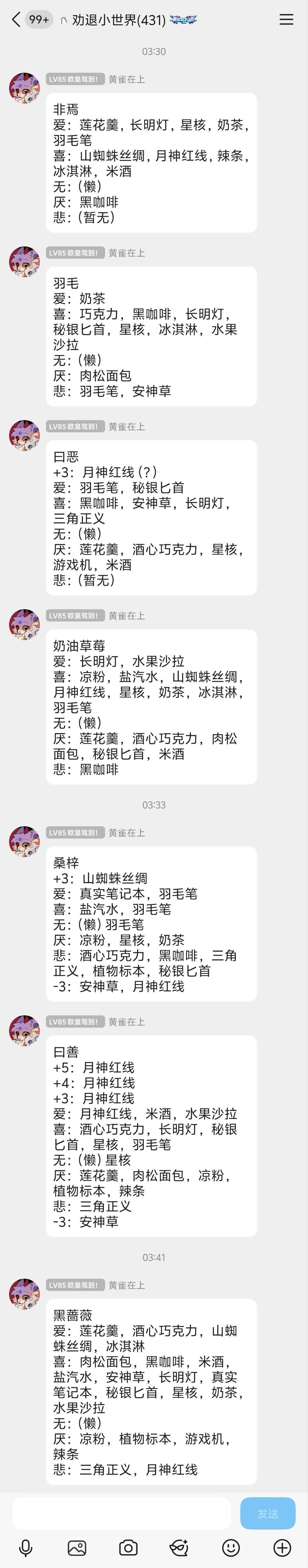 1.0.14闲逛角色好感度攻略（+黑蔷薇）