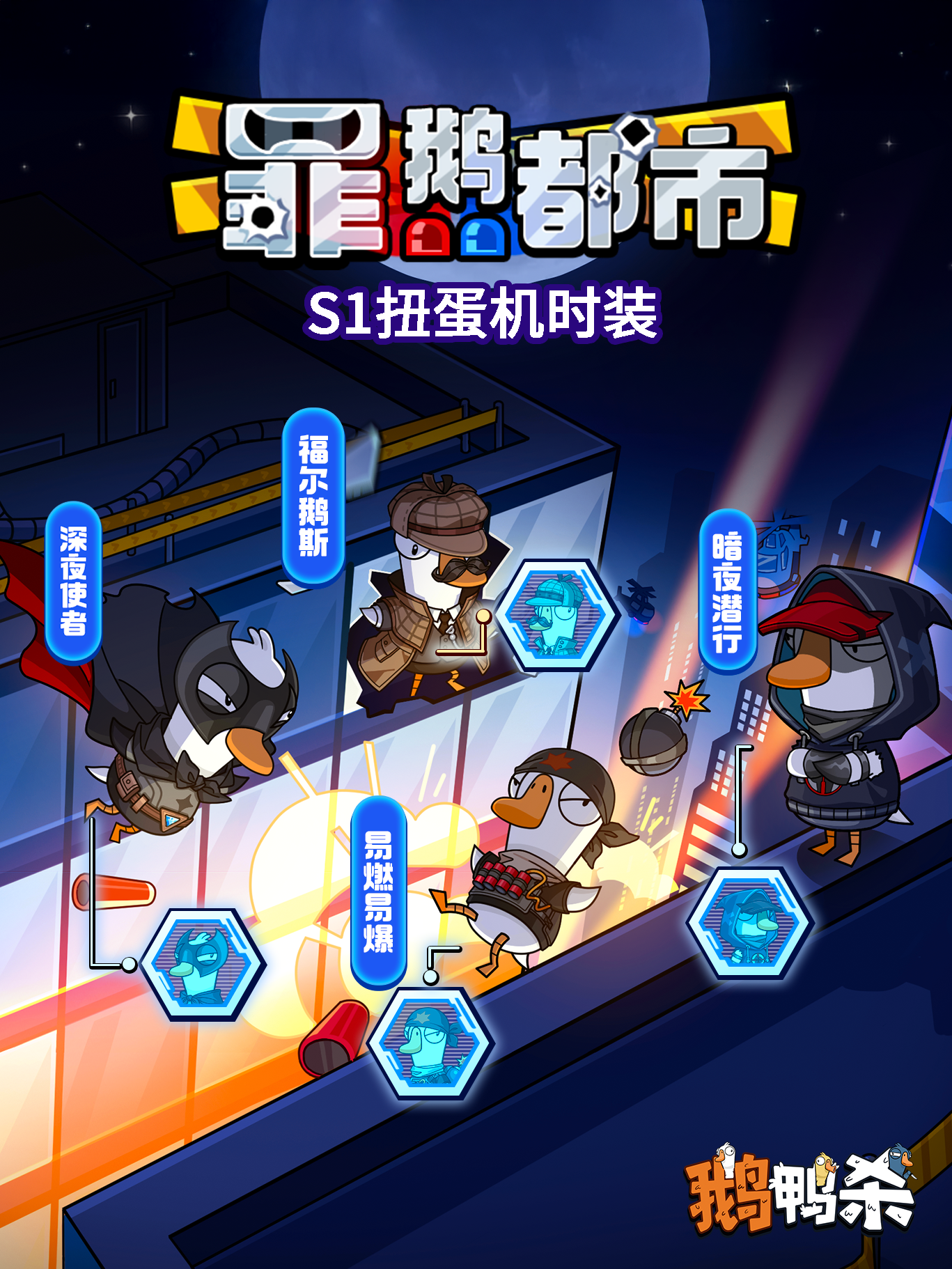 罪鹅都市| S1扭蛋机时装预告