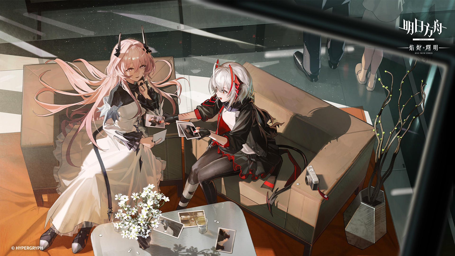 用时间冲刷记忆。
主线动画《明日方舟：焰烬曙明》纪念图《光影》公开。