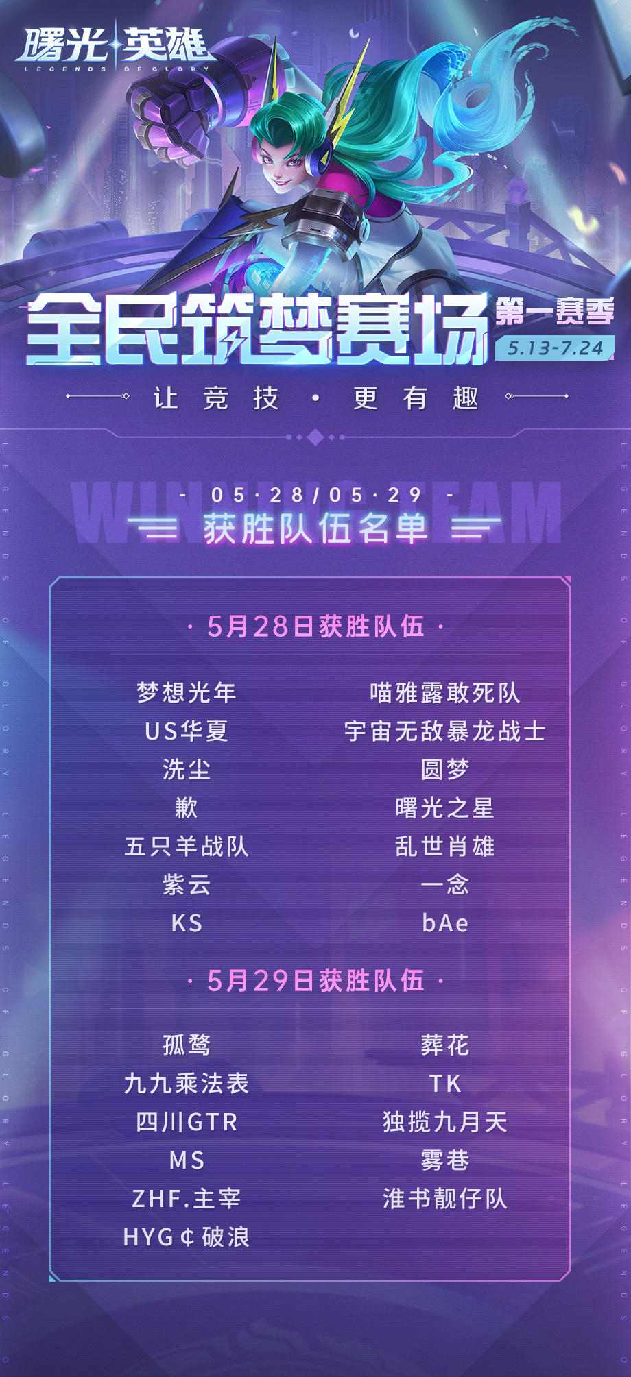 【已开奖】第二轮赛事报名丨全民筑梦赛场：输赢都有奖励！回复参与抽奖！