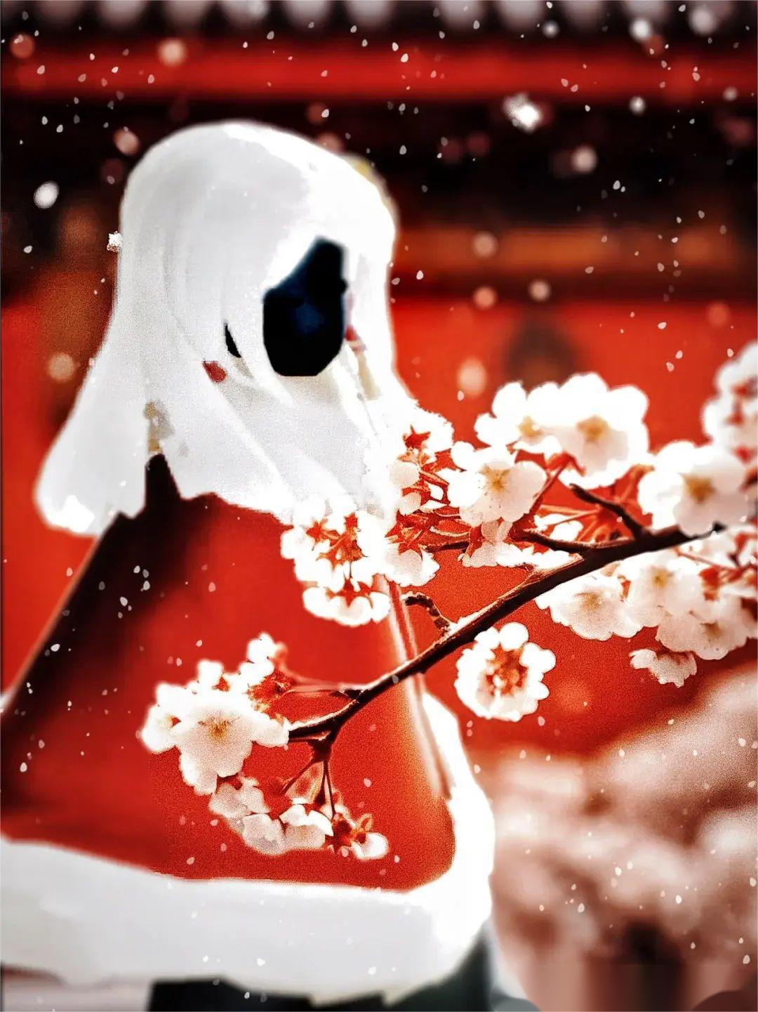 【光遇春节壁纸教程】春节遇你 如桃花盛满