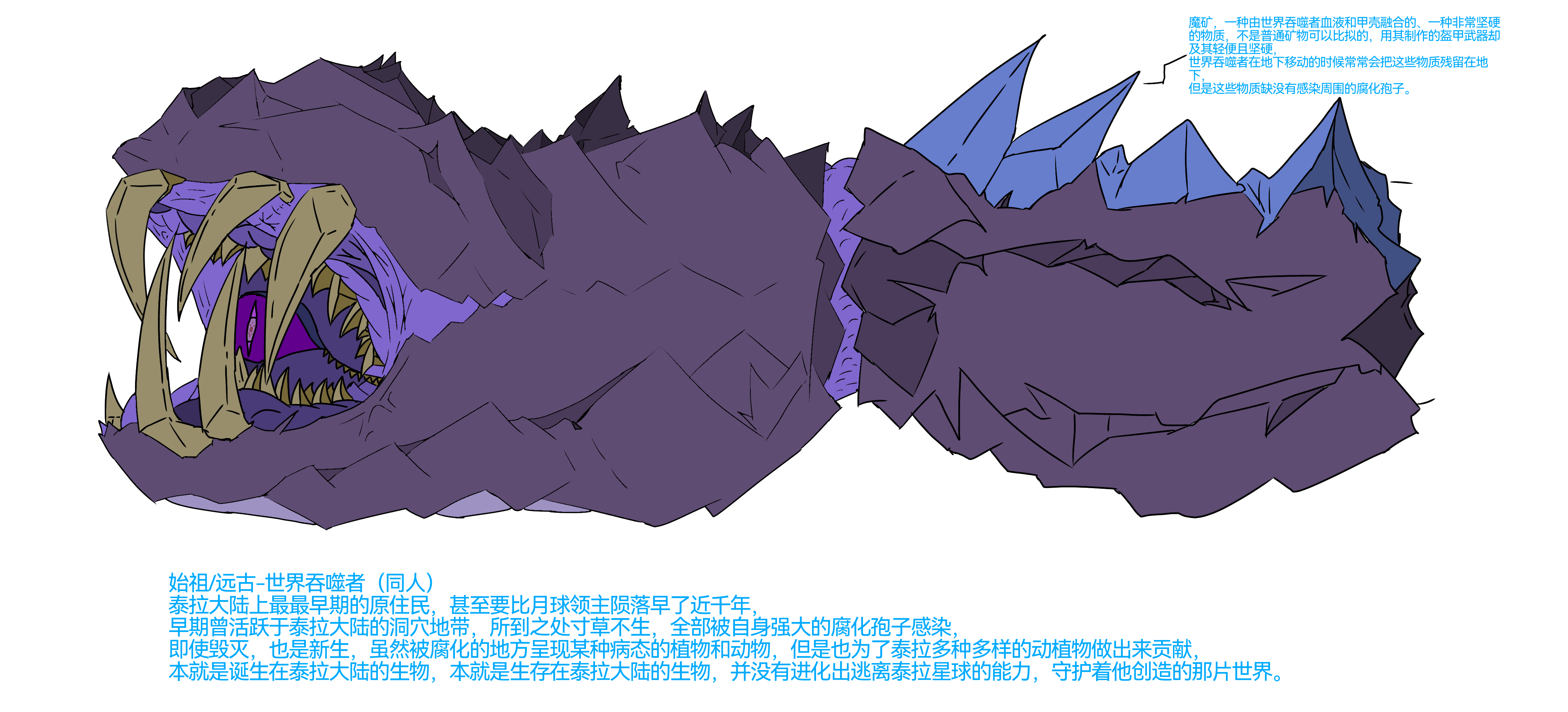 始祖/远古-世界吞噬者（同人，我就是个画渣）