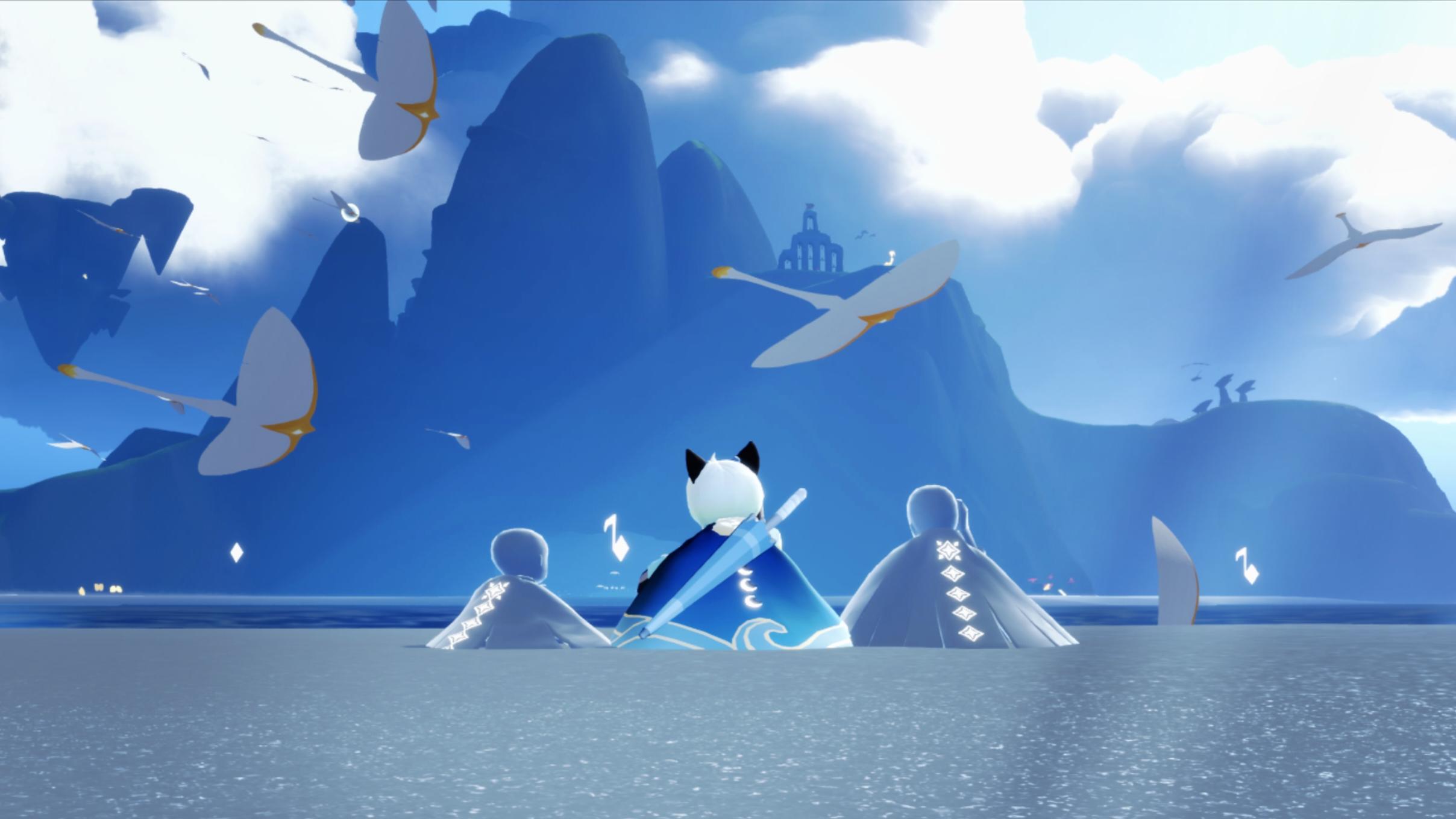 挂机等乌龟和贝壳，等来了两位可爱的陌生人