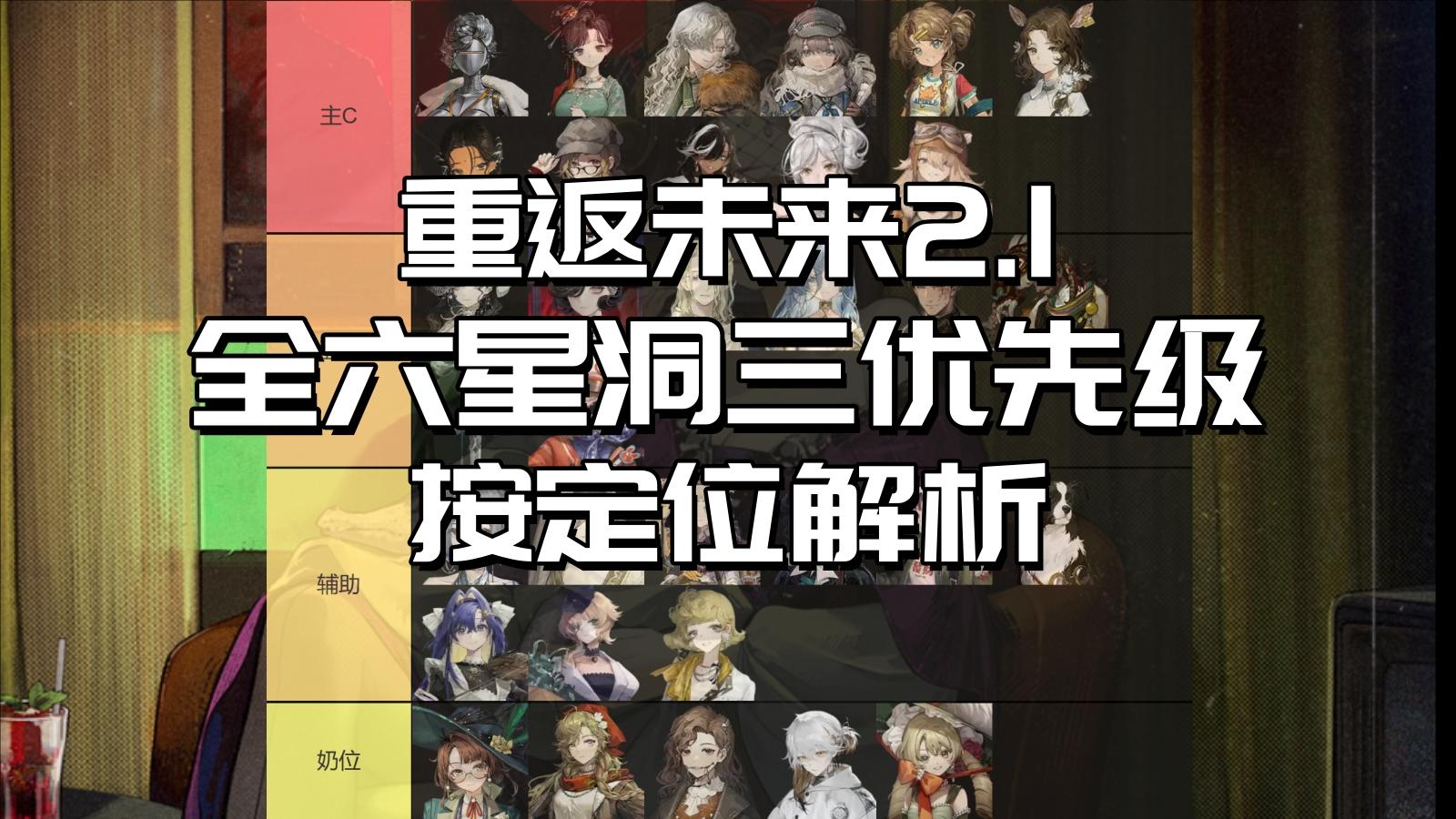 重返未来2.1 全六星洞三优先级 按定位解析