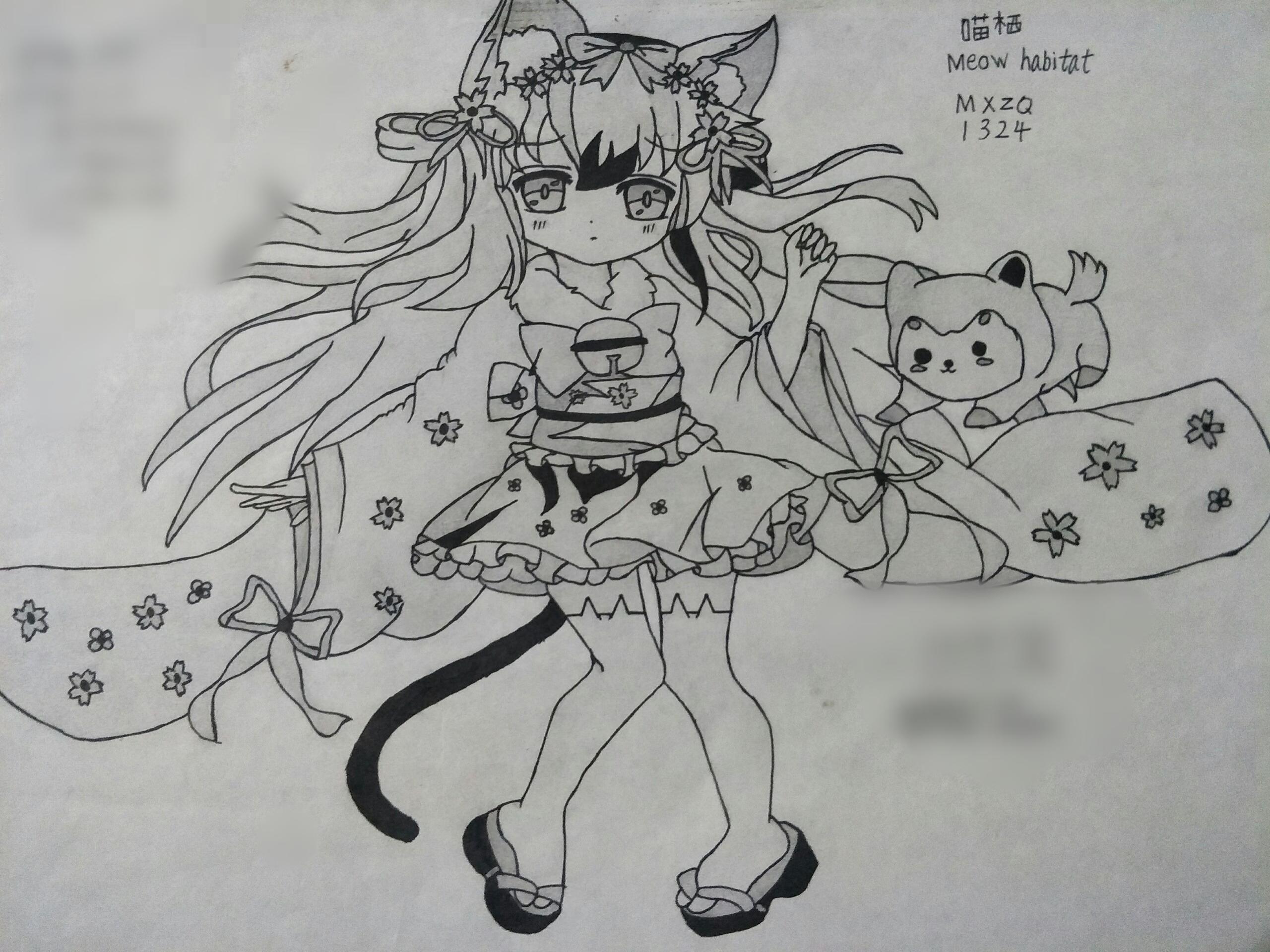 刚刚简单描了一下先天无极门