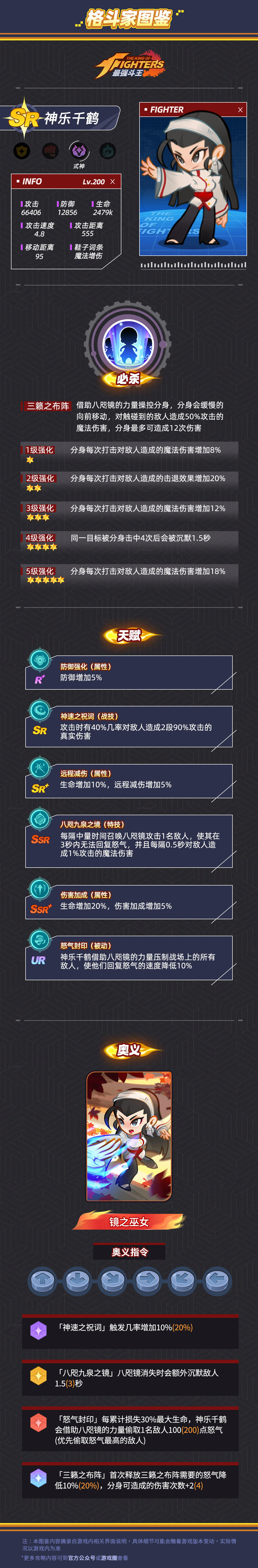 格斗家图鉴|式神-SR-神乐千鹤