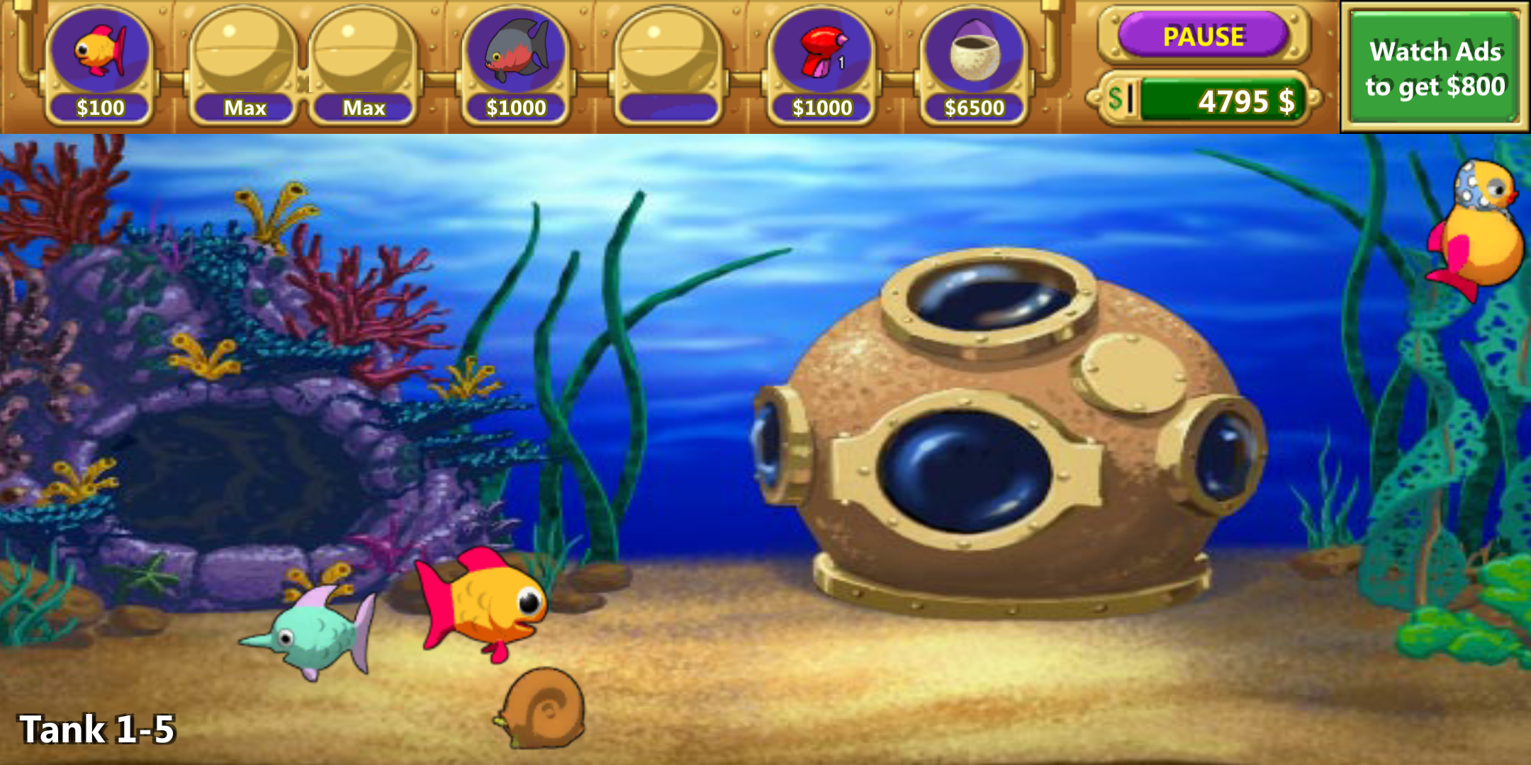 insane aquarium free game