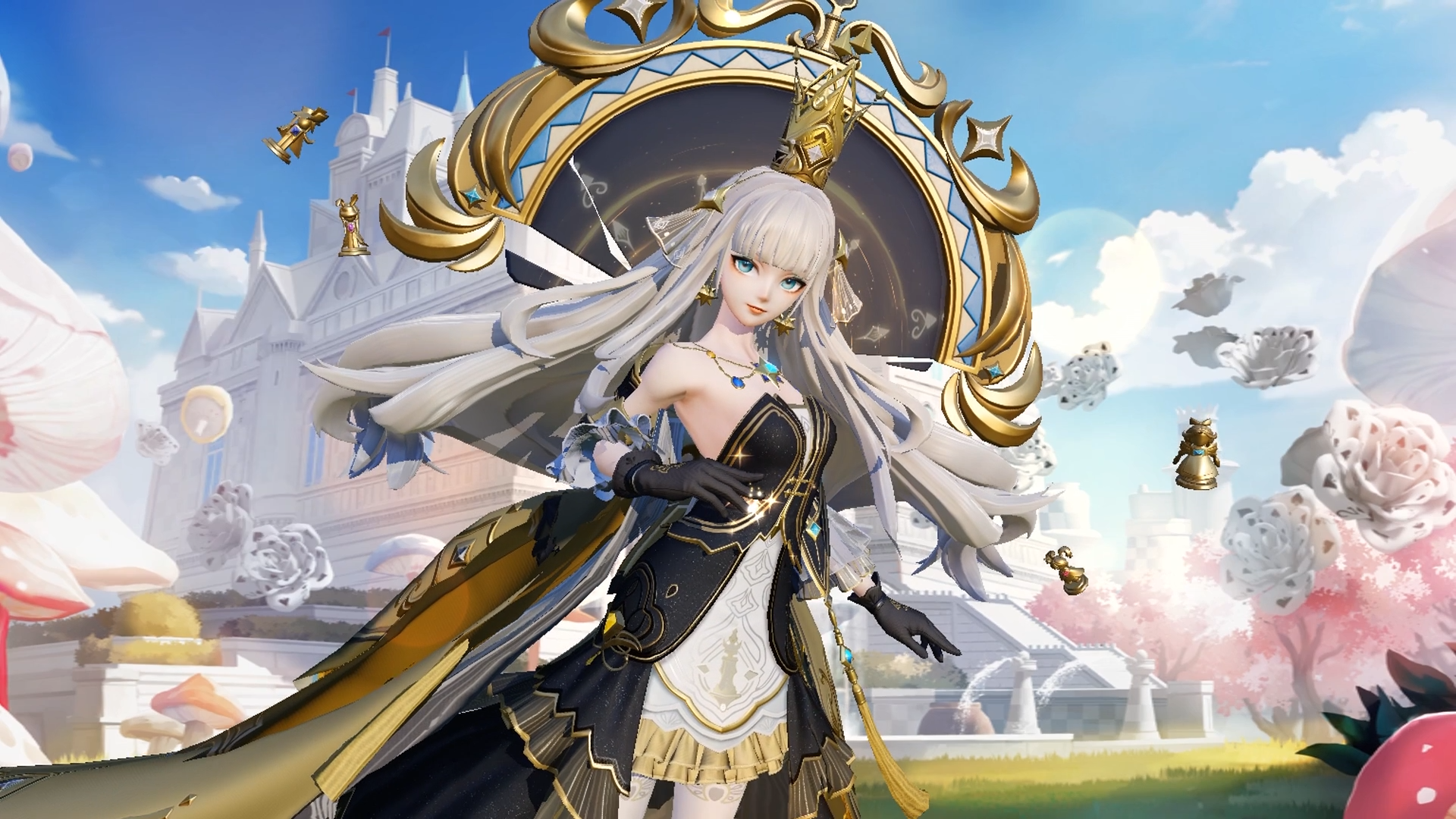 【皮肤展示】雪女全新绮境漫游系列皮肤「王庭晨瑰」