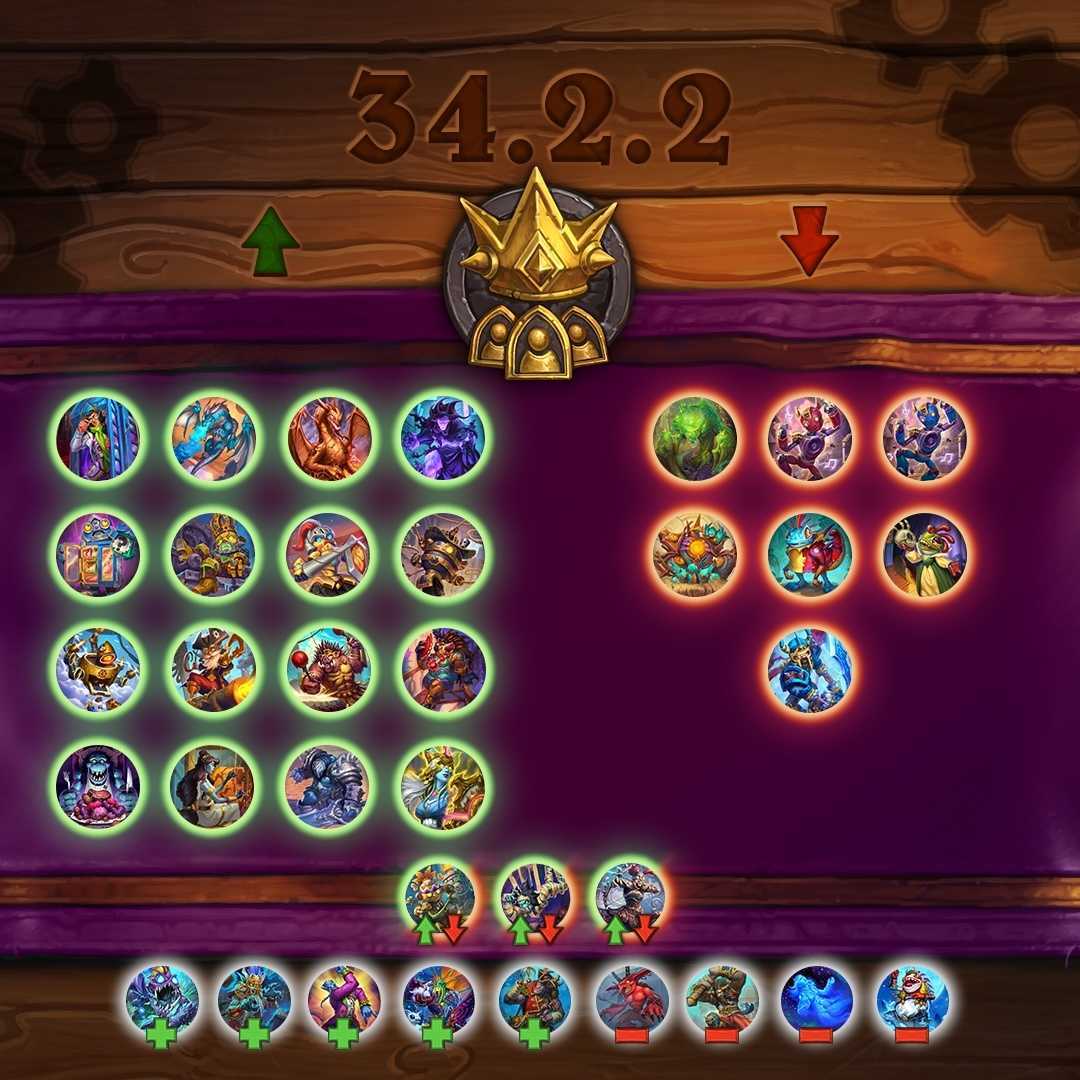 炉石34.2.2平衡补丁（酒馆）