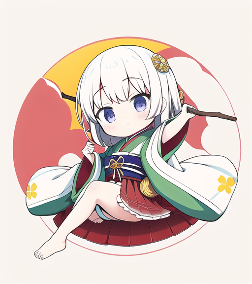 无偿帮大家AI作画，先用羽十六练了练手