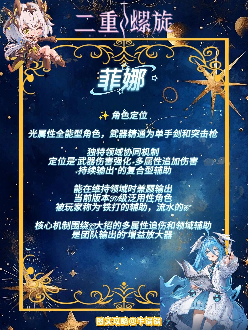 【二重螺旋—菲娜】角色攻略全解