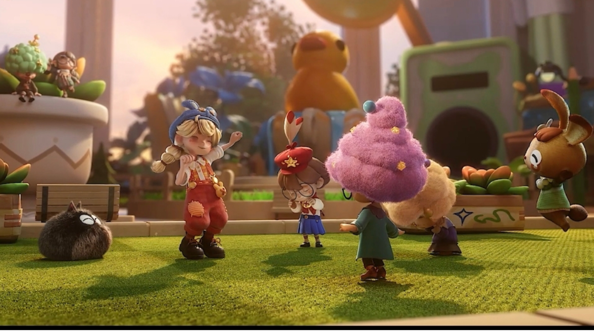 腾讯把发布会搬进小人国！这款游戏让玩家在眼镜盒沙发上开会